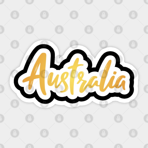 Australia Sticker by TambuStore